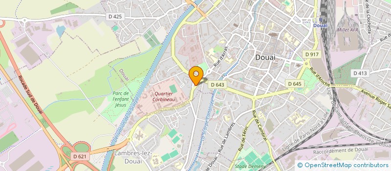 localisation de l'entreprise MONSIEUR ANDRE BARTIER à DOUAI