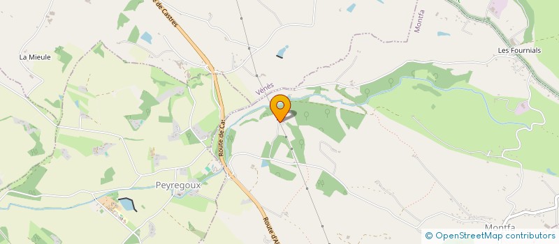 localisation de l'entreprise MONSIEUR ANDRE BASCOUL  MONTFA