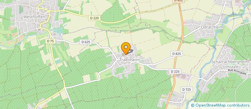 localisation de l'entreprise MONSIEUR ANDRE BASTIAN  TRAENHEIM