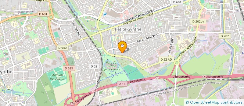 localisation de l'entreprise MONSIEUR ANDRE BATAILLE à DUNKERQUE