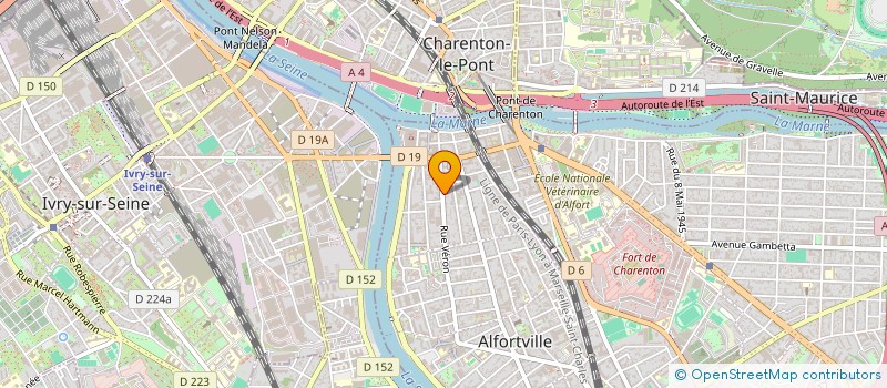 localisation de l'entreprise MONSIEUR ANDRE BATAILLE à ALFORTVILLE