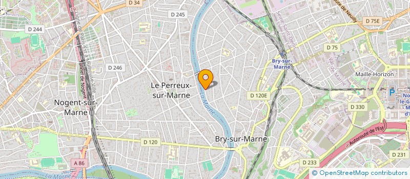 localisation de l'entreprise MONSIEUR ANDRE BATTAL  BRY-SUR-MARNE