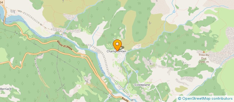 localisation de l'entreprise MONSIEUR ANDRE BATTALIER  MEOLANS-REVEL