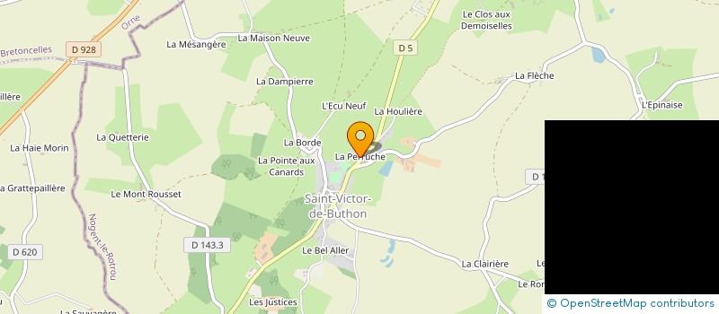 localisation de l'entreprise MONSIEUR ANDRE BAUDELIN à SAINT-VICTOR-DE-BUTHON