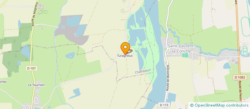 localisation de l'entreprise MONSIEUR ANDRE BAUDET  CHAMBEON