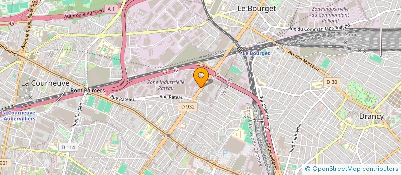 localisation de l'entreprise MONSIEUR ANDRE BAYET à LA COURNEUVE