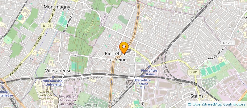localisation de l'entreprise MONSIEUR ANDRE BAYRAKCIOGLU à PIERREFITTE-SUR-SEINE