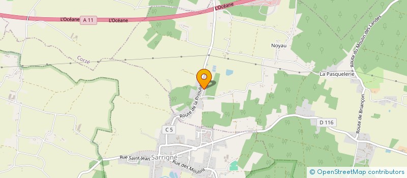 localisation de l'entreprise MONSIEUR ANDRE BEAU  LOIRE-AUTHION