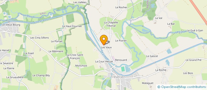 localisation de l'entreprise MONSIEUR ANDRE BEAUJOUR  TREVERIEN