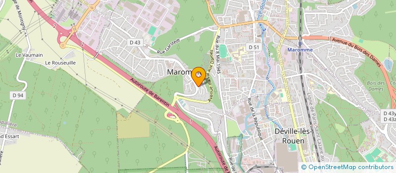 localisation de l'entreprise MONSIEUR ANDRE BEAURIN  MAROMME