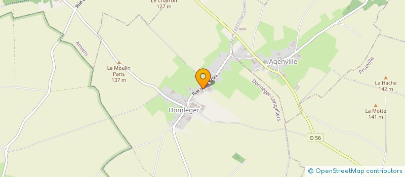 localisation de l'entreprise MONSIEUR ANDRE BEAUSSART  DOMLEGER-LONGVILLERS