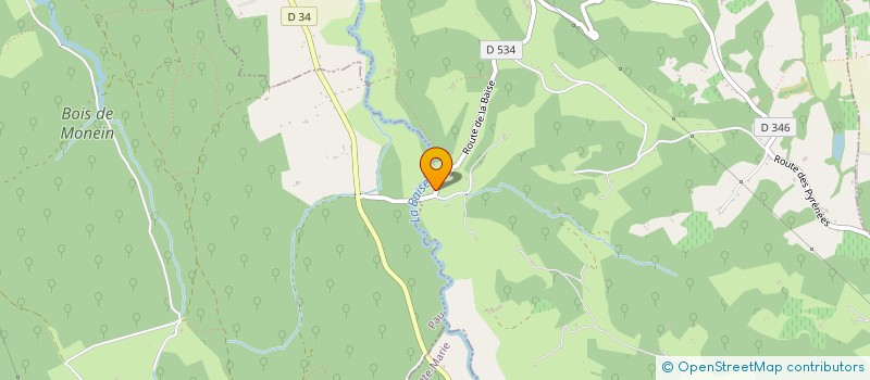 localisation de l'entreprise MONSIEUR ANDRE BECAAS  BOSDARROS