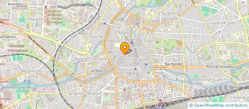 localisation de l'entreprise MONSIEUR ANDRE BECARDIT à RENNES