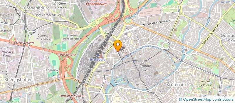 localisation de l'entreprise MONSIEUR ANDRE BECHTEL  STRASBOURG