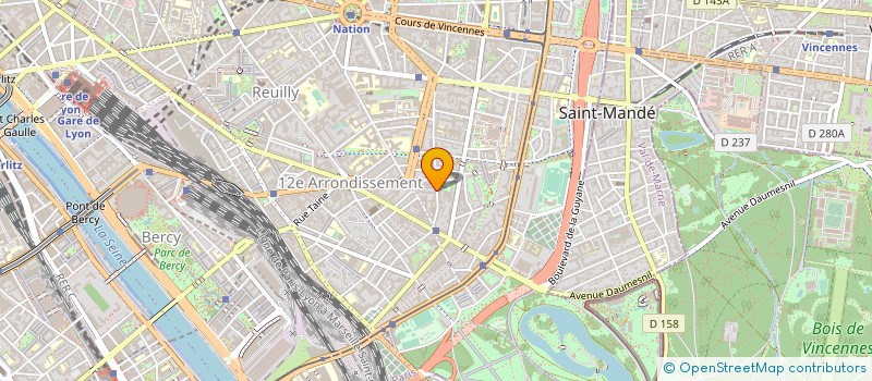localisation de l'entreprise MONSIEUR ANDRE BECK à PARIS