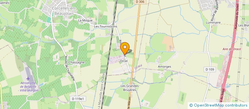 localisation de l'entreprise MONSIEUR ANDRE BECKER  CORCELLES EN BEAUJOLAIS