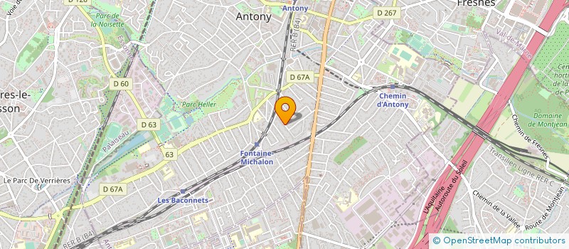 localisation de l'entreprise MONSIEUR ANDRE BEDNARSKI à ANTONY