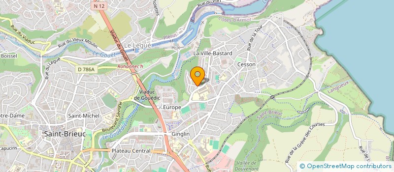 localisation de l'entreprise MONSIEUR ANDRE BEGNIC à SAINT-BRIEUC