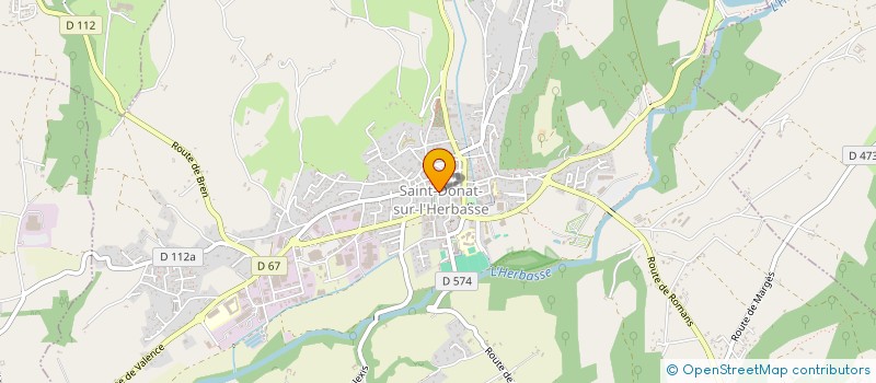 localisation de l'entreprise MONSIEUR ANDRE BEGOT  SAINT-DONAT-SUR-L'HERBASSE