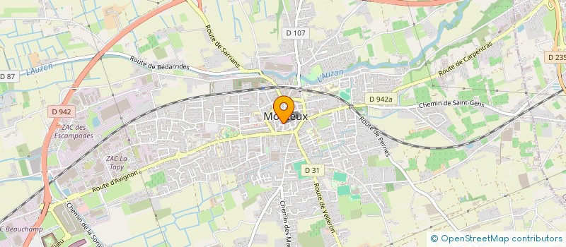 localisation de l'entreprise MONSIEUR ANDRE BEGOU à MONTEUX