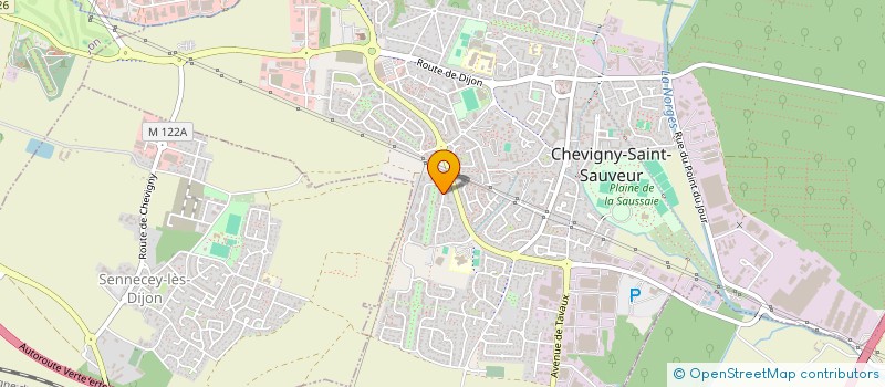 localisation de l'entreprise MONSIEUR ANDRE BEGRAND à CHEVIGNY-SAINT-SAUVEUR