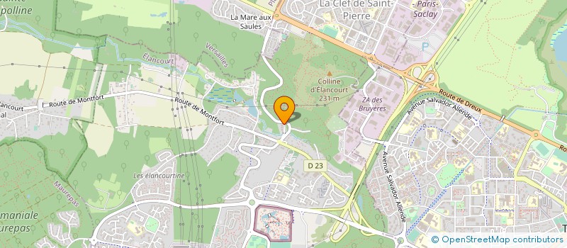 localisation de l'entreprise MONSIEUR ANDRE BELAIRE  ELANCOURT