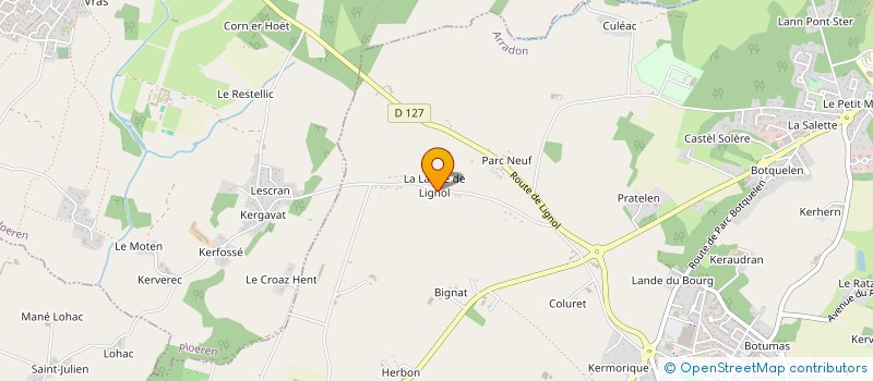 localisation de l'entreprise MONSIEUR ANDRE BELLEC  ARRADON