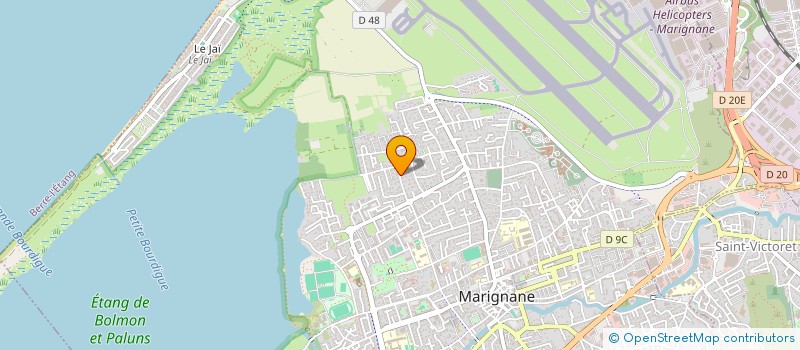 localisation de l'entreprise MONSIEUR ANDRE BELLIA  MARIGNANE