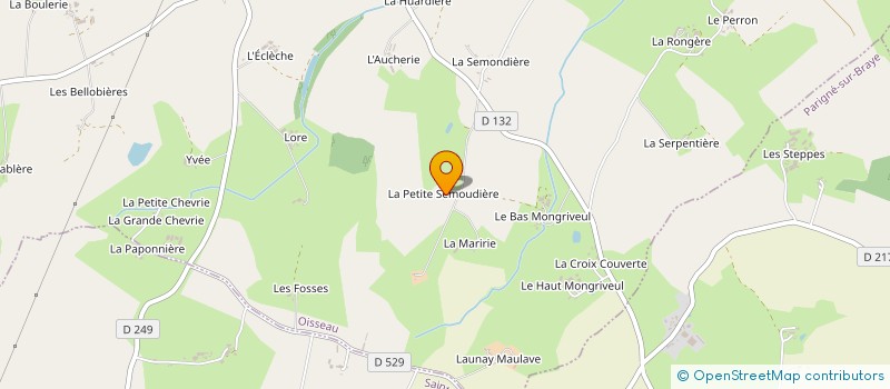 localisation de l'entreprise MONSIEUR ANDRE BELLIER à OISSEAU