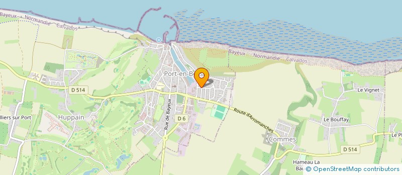 localisation de l'entreprise MONSIEUR ANDRE BELLOT  PORT-EN-BESSIN-HUPPAIN