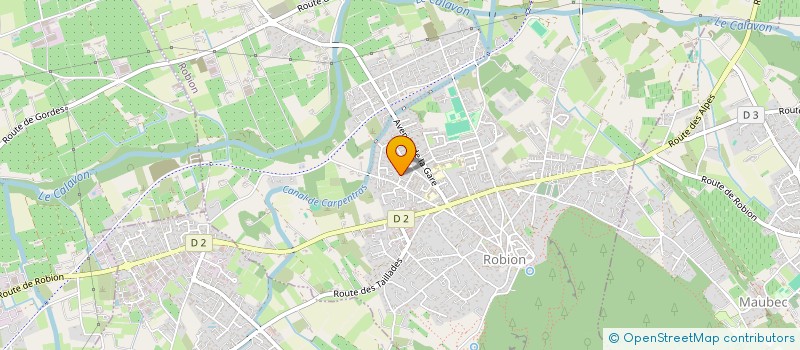 localisation de l'entreprise MONSIEUR ANDRE BELLUE  ROBION