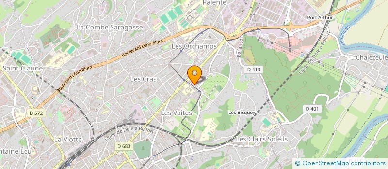 localisation de l'entreprise MONSIEUR ANDRE BELZ à BESANCON