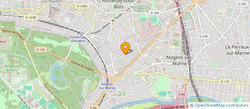 localisation de l'entreprise MONSIEUR ANDRE BENCHOUA à NOGENT-SUR-MARNE