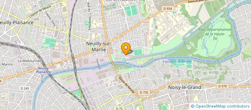 localisation de l'entreprise MONSIEUR ANDRE BENETEAU à NEUILLY-SUR-MARNE