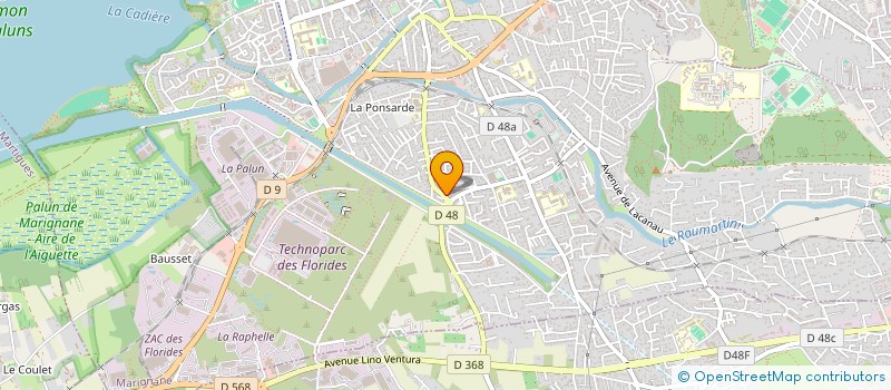 localisation de l'entreprise MONSIEUR ANDRE BENEZRA à MARIGNANE