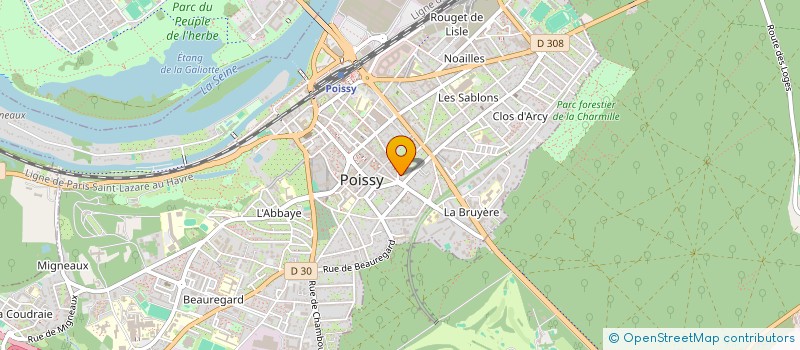 localisation de l'entreprise MONSIEUR ANDRE BENSOUSSAN à POISSY