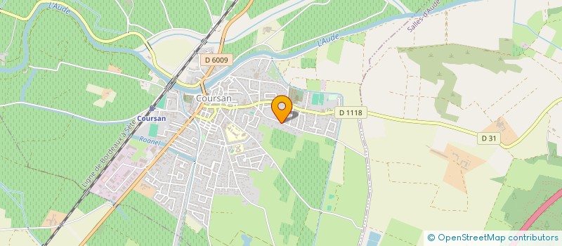 localisation de l'entreprise MONSIEUR ANDRE BERDEIL  COURSAN