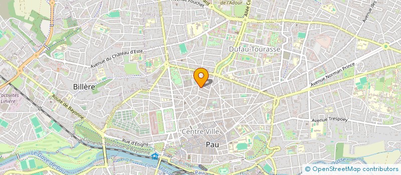 localisation de l'entreprise MONSIEUR ANDRE BERDERY à PAU