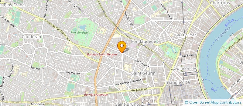 localisation de l'entreprise MONSIEUR ANDRE BERGER à BORDEAUX