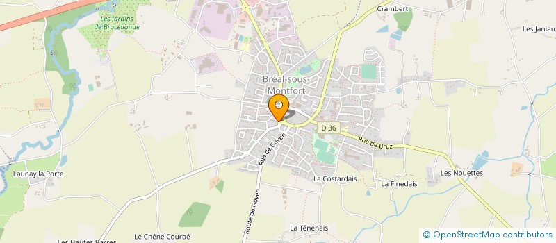 localisation de l'entreprise MONSIEUR ANDRE BERHAULT à BREAL-SOUS-MONTFORT