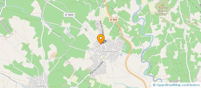 localisation de l'entreprise MONSIEUR ANDRE BERNAD à PUIMISSON