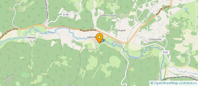 localisation de l'entreprise MONSIEUR ANDRE BERNARD à SALVIAC