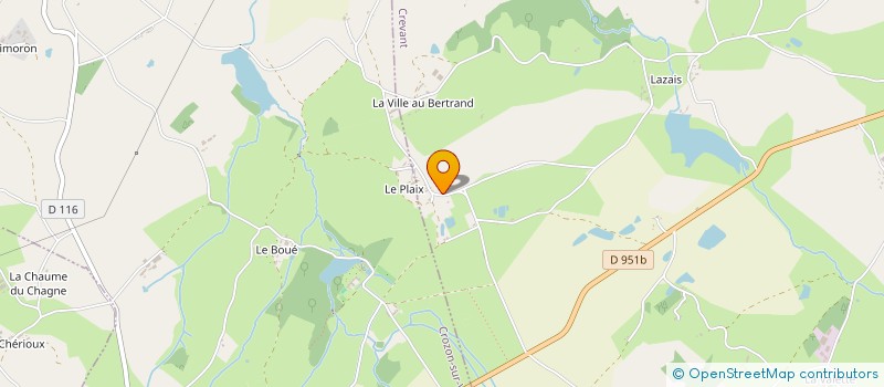 localisation de l'entreprise MONSIEUR ANDRE BERNARD à LOURDOUEIX-SAINT-MICHEL