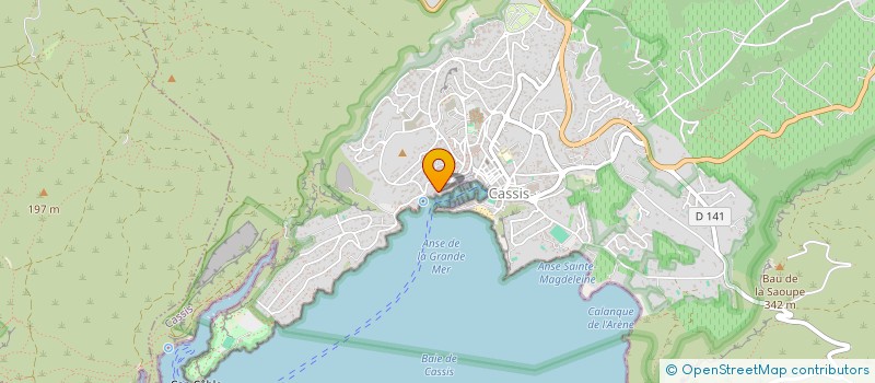 localisation de l'entreprise MONSIEUR ANDRE BERNARD à CASSIS