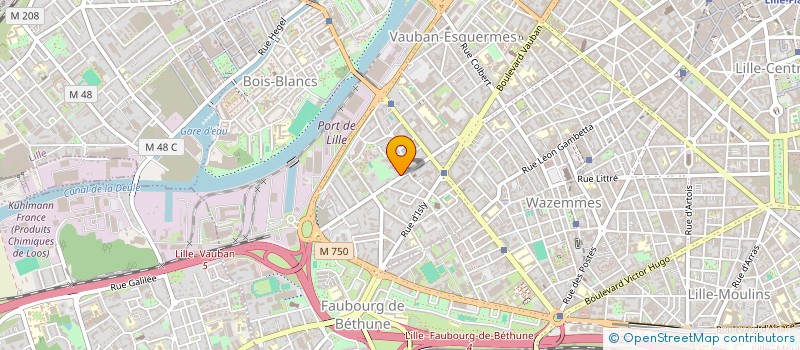localisation de l'entreprise MONSIEUR ANDRE BERNARD à LILLE
