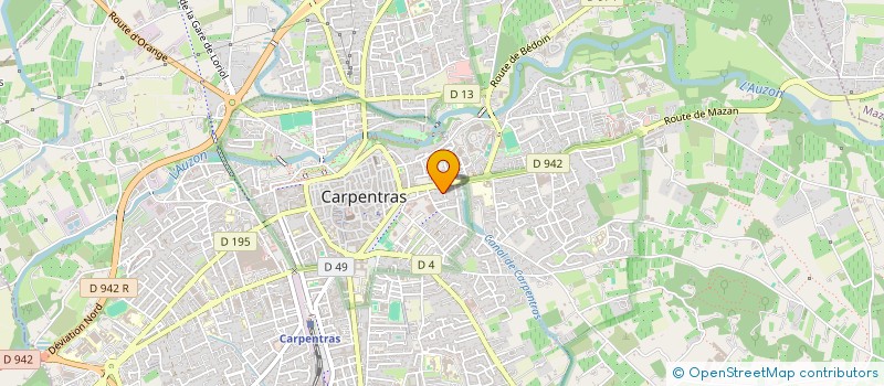 localisation de l'entreprise MONSIEUR ANDRE BERNARD  CARPENTRAS