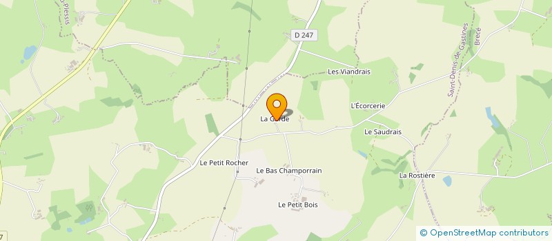 localisation de l'entreprise MONSIEUR ANDRE BERNARD à SAINT-PIERRE-DES-LANDES