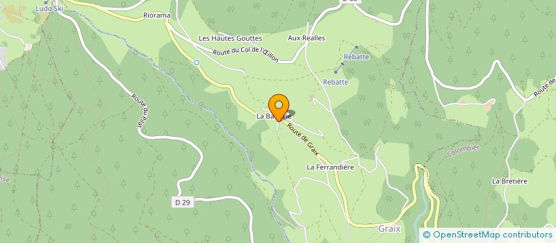 localisation de l'entreprise MONSIEUR ANDRE BERNE  GRAIX