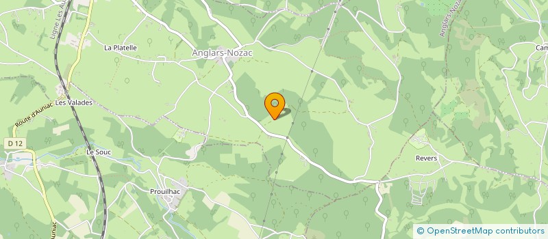 localisation de l'entreprise MONSIEUR ANDRE BERNET  ANGLARS-NOZAC