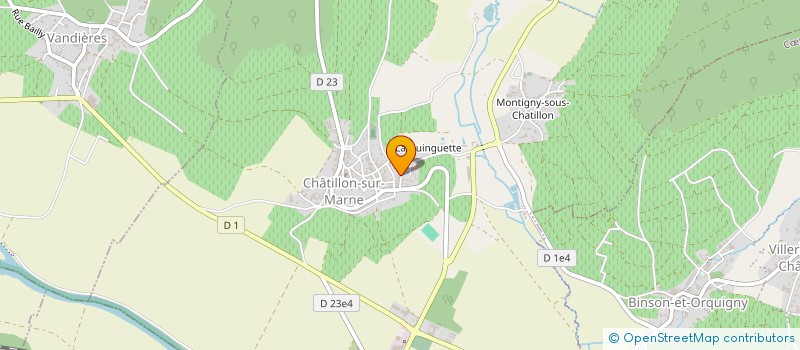 localisation de l'entreprise MONSIEUR ANDRE BERNIER  VERNEUIL